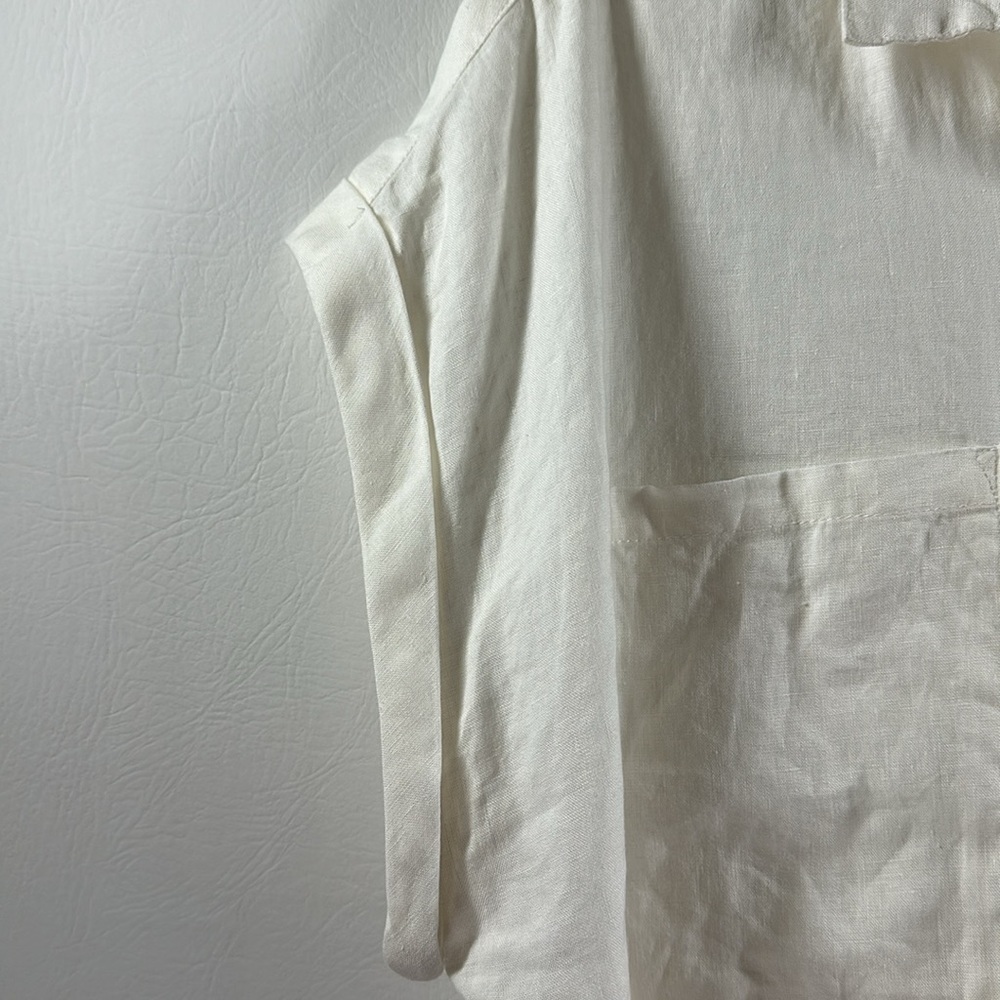 Marc New York Andrew Marc Linen Button Down, Xl - image 3